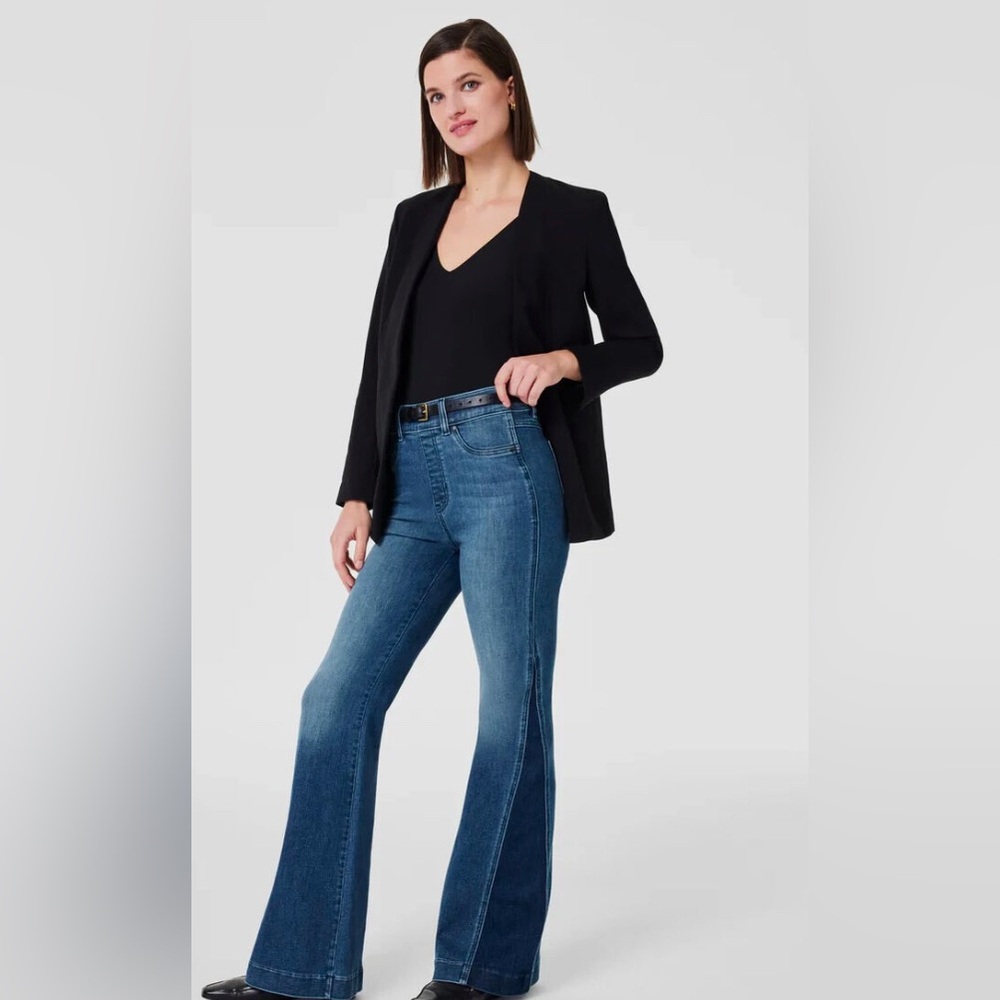 SPANX flare jeans mixed wash 1X
